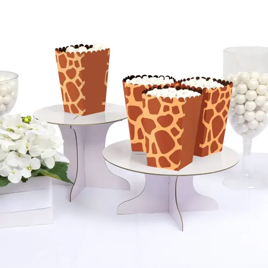 Big Dot of Happiness Giraffe Print - Safari Party Favor Popcorn Treat Boxes - Set of 12 {4}