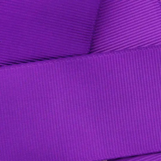 3/8" Grosgrain Ribbon Solid 465 Purple 50 Yard {1}