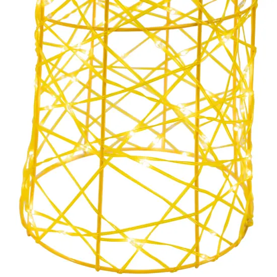 Northlight LED Lighted Twinkle Outdoor Christmas Cone Trees - 39.5" - Gold - Set of 3 {7}