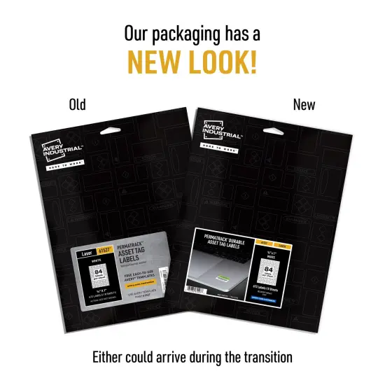 Avery PermaTrack Durable White Asset Tag Labels, 1/2" x 1", 672 Asset Tags (61527) {2}
