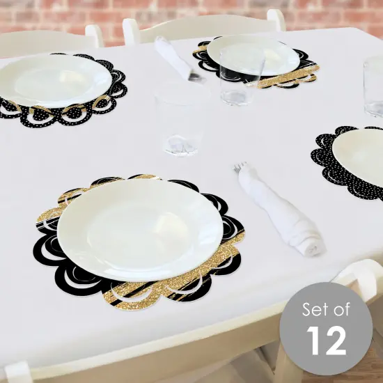 Big Dot of Happiness Reunited - School Class Reunion Party Round Table Decorations - Paper Chargers - Place Setting For 12 {3}