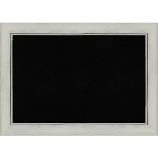 Flair Framed Corkboard, Black Cork Flair Silver Patina {1}