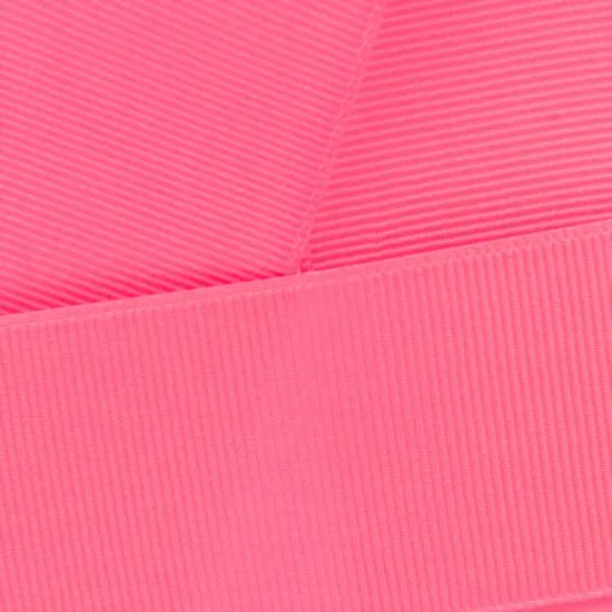 3/8" Grosgrain Ribbon Solid 145 Pink Sorbet 50 Yard {1}