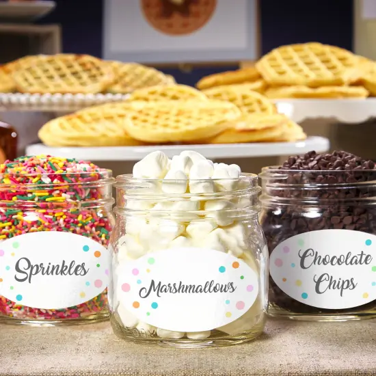 Avery Printable Blank Oval Labels, 1.5" x 2.5", Glossy White, 90 Customizable Labels (22814) {4}