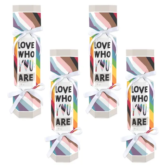 Big Dot of Happiness So Many Ways to Be Human - No Snap Pride Party Table Favors - DIY Cracker Boxes - Set of 12 {1}