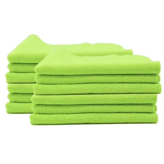 Kitcheniva Green Microfiber Kitchen Cleaning Towel 12" x 12" {1}