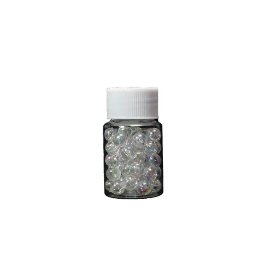 Kitcheniva Plastic Acrylic Clear Bubble Beads With Hole {1}
