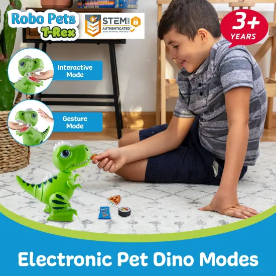 Robo Pets T-Rex Dinosaur Toy for Girls and Boys {6}
