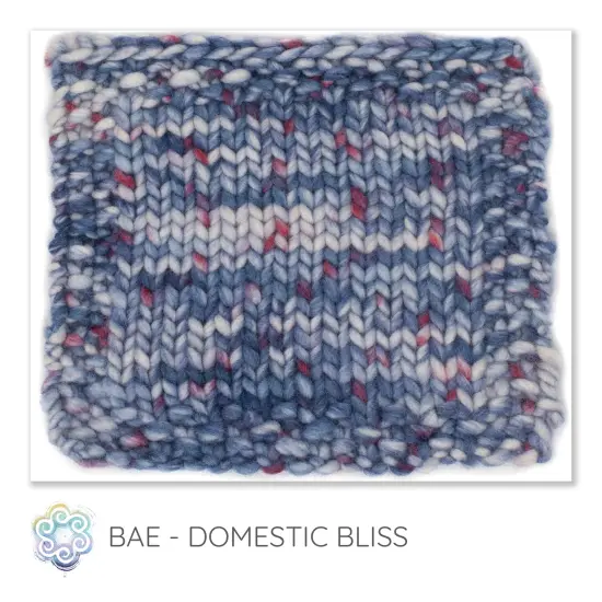 DIY Winter Hat Knit Kit. Includes Bulky Superfine Merino Wool Yarn, Printed Pattern, Pom-Pom, Rim Tag. Soft, Cozy, Great for Gifts Domestic Bliss {2}