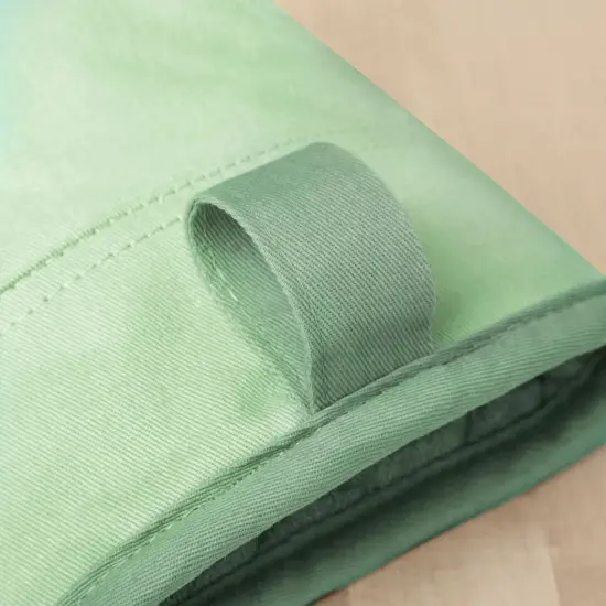 5.5"x8", 2 Piece Beacon Two-Tone Non-Slip Mini Oven Mitt Set, Pistachio/Graphite Green, {5}