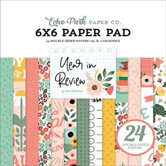 Echo Park Year In Review 6"X6" Double-Sided Paper Pad {1}