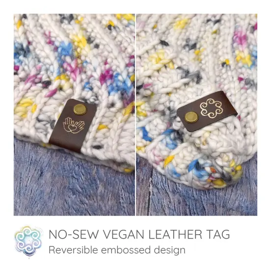 DIY Winter Accessories Triple Set Knit Kit. Includes Bulky Superfine Merino Wool Yarn, Printed Pattern, Pom-Pom, Rim Tag. Soft, Cozy, Great for Gifts Love Nest {5}