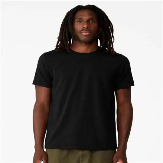 BELLA + CANVAS&reg; Heavyweight Crewneck Short Sleeve T-Shirt Black {1}