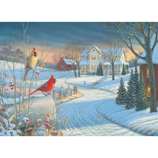 Eurographics 1000 Piece Jigsaw Puzzle, Country Cardinals {4}