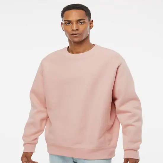 Cross-Grain Crewneck Sweatshirt | RADYAN&reg; Dusty pink {1}