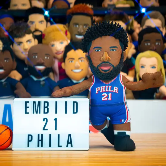 Bleacher Creatures Philadelphia 76ers Joel Embiid 10" Plush Figure {2}