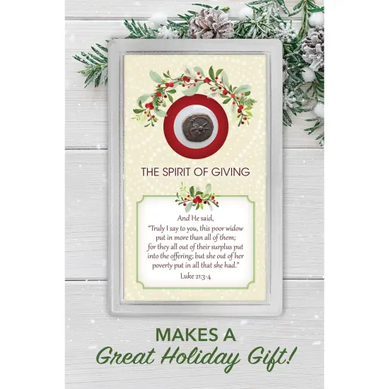 Widow's Mite The Gift of Giving Acrylic Decoration {4}