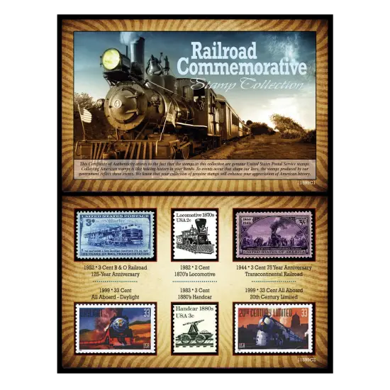 Railroad Commemorative Stamp Collection {1}