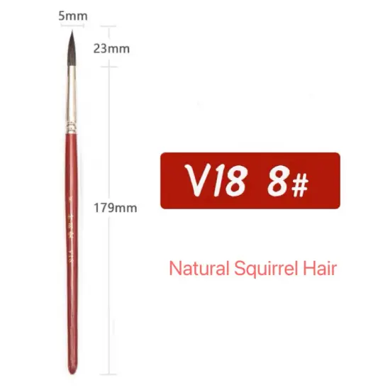 ZY TANG V18 Natural Squirrel Hair Brush {1}