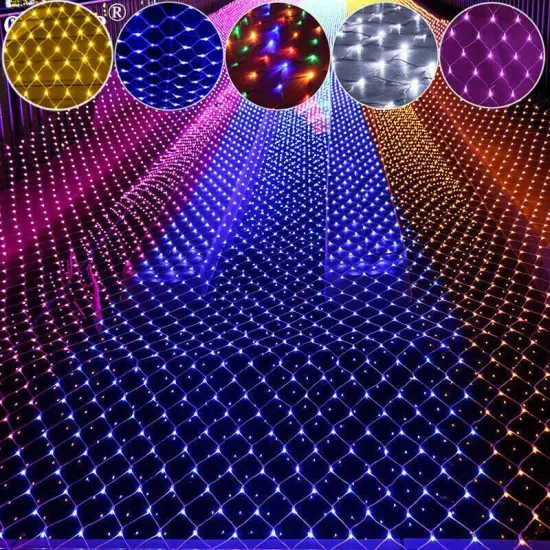 LEDs Net Mesh Fairy Lights for Christmas {2}