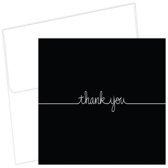 Great Papers! Thank You Note Card and White Envelope, Grace, 4.75" x 3.375"(folded), 50 count {1}