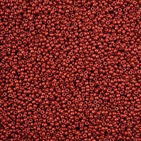 Miyuki 250g Opaque Round Rocailles Seed Beads, 11/0 Lava Red #4591 {1}