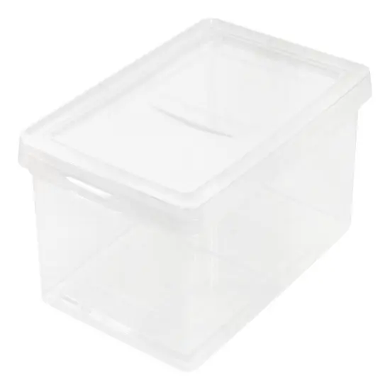 IRIS USA 28 Quart Clear Storage Box, Clear {1}