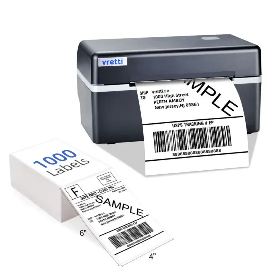 Wireless Bluetooth Thermal Shipping Label Printer For Smart Phone. {7}