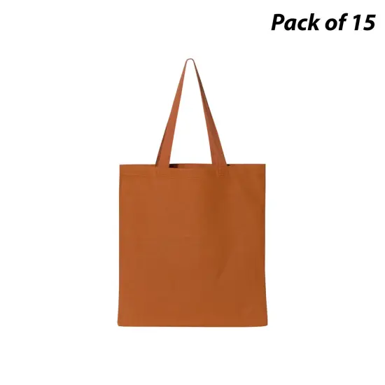 Q-Tees&reg; Promotional Tote Texas orange {1}