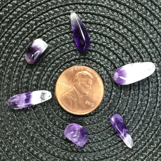 Dogtooth Amethyst Mini Crystal Chips &ndash; Size 2 {3}