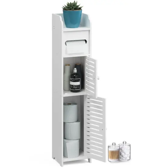 Clara Clark Bathroom Storage Organizer White {1}