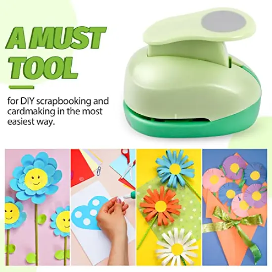 Circle Punch, 1.75 Inch Circle Hole Punch, Craft Paper Punch Circles Craft Punch Handmade Paper Punch for Crafting Scrapbooking Cards Arts Fun Projects {5}