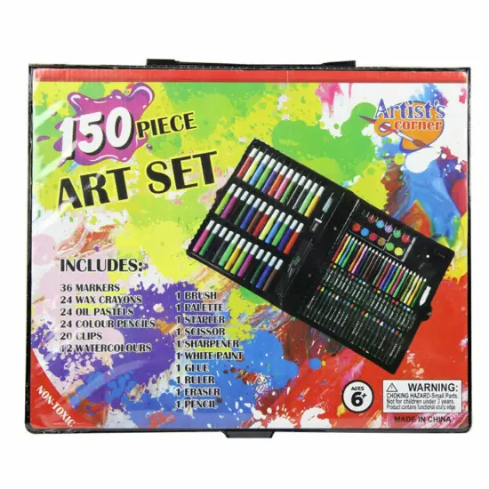 150pc Art Drawing Set Kit {7}