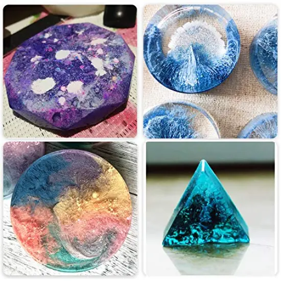 Alcohol Ink Set - 20 Bottles Vibrant Colors High Concentrated Alcohol-Based Ink, Concentrated Epoxy Resin Paint Colour Dye Great for Resin Petri Dish, Coaster, Painting, Tumbler Cup Making(10ml Each) {4}