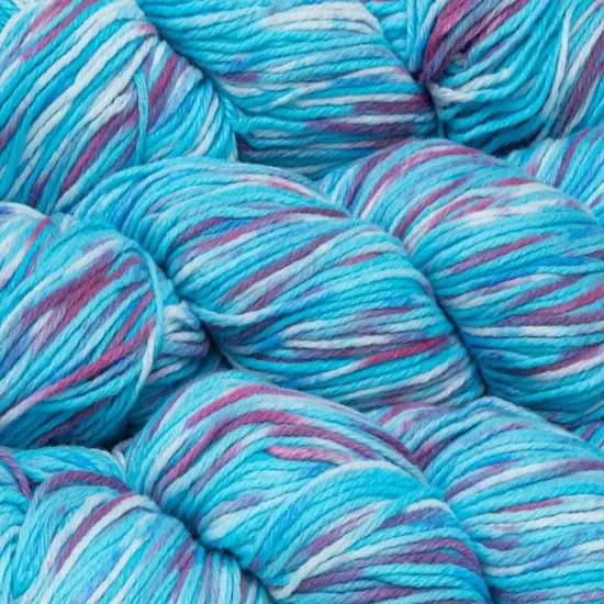 Hand-Dyed Cashmere Yarn Blend for Crochet and Knitting Blue mix {1}