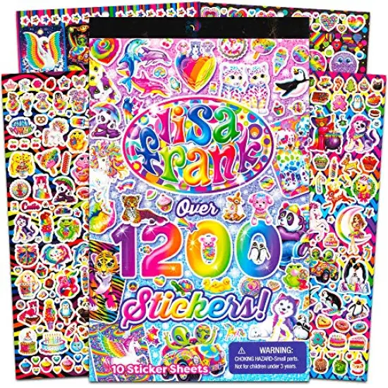1200 Pieces Stickers Tablet Book 10 Pages of Collectible Stickers Crafts Scrapbooking {1}