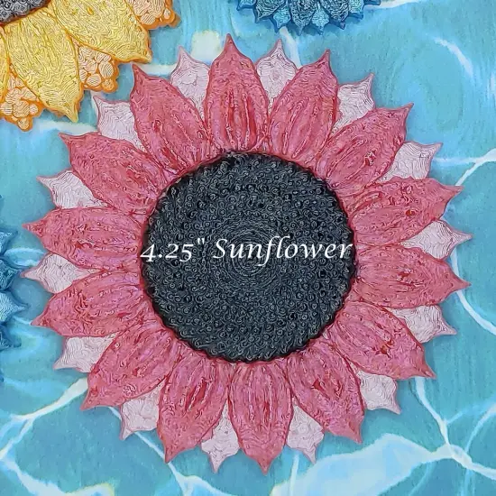 Sunflower 4.25" Silicone Freshie Mold {2}