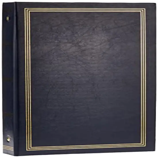 3-Ring Photo Album 300 Pockets Hold 4x6 Photos, Navy Blue {2}