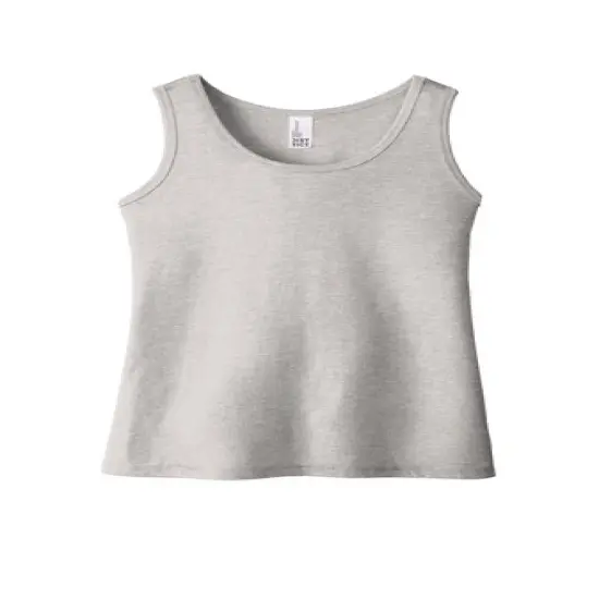 RADYAN&reg; Flattering Scoop Neck Sleeveless Tank Top Light heather grey {7}