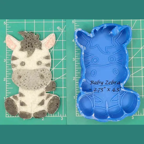 Baby Zebra Silicone Freshie Mold {1}
