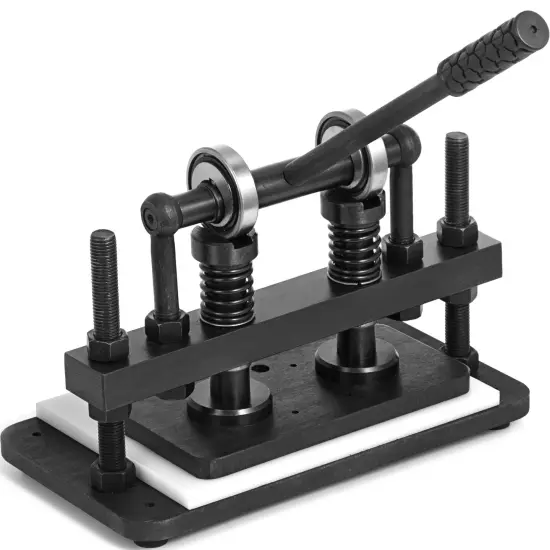 Leather Cutting Machine Manual Die Cutter Leather Embosser Hand Press Mold. {7}