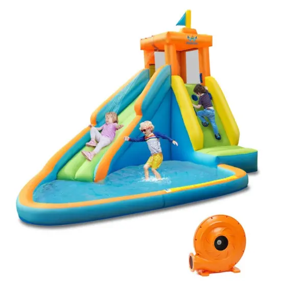 Inflatable Water Slide Bounce House {2}