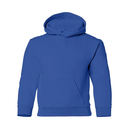 Gildan&reg; Heavy Blend Youth Hooded Long Sleeve Sweatshirt Royal {2}