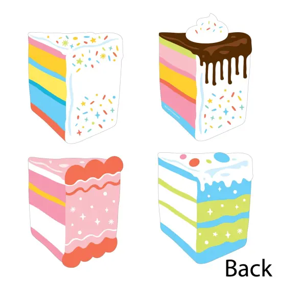 Big Dot of Happiness Cake Time - Decorations DIY Happy Birthday Party Essentials - Set of 20 {4}