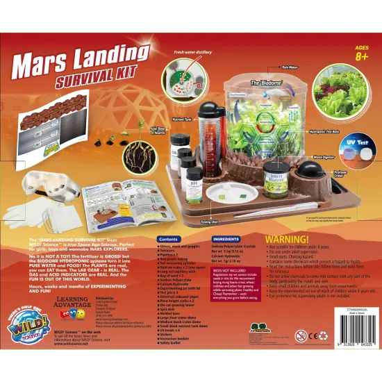 Mars Landing Survival Kit - Home STEM Kit - Ages 8+ - Grow Food & Build an Earth-Like Environment on Mars - Seeds Included {4}