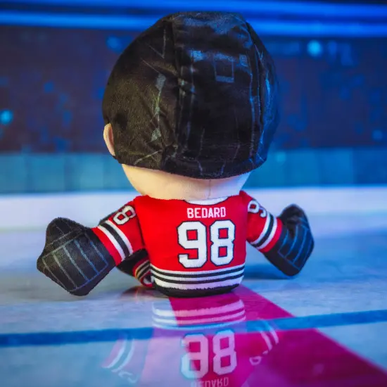 Bleacher Creatures Chicago Blackhawks Connor Bedard 8" Kuricha Sitting Plush {6}