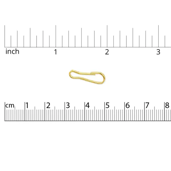 Lanyard Hook Clasp 3/4" Gold Color (Package of 10) {4}
