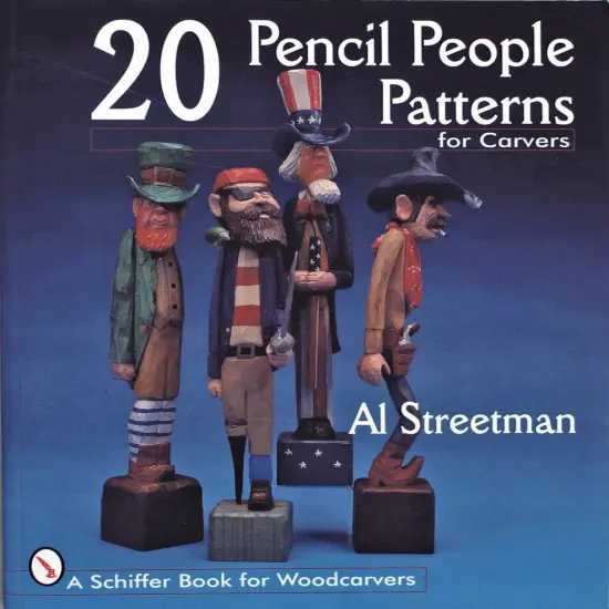 20 Pencil People Patterns for Carvers {1}