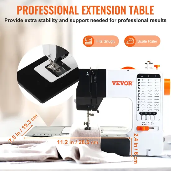 Home DIY Sewing Machine with 38 Stitches & Extension Table {2}
