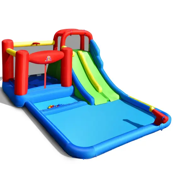 Inflatable Water Slide Kids with Ocean Balls {1}